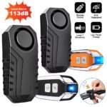 Elecpow Anti‑Theft Bike Alarm (113dB) – Remote Control Vibration Sensor, 7‑Level Sensitivity, IP55 Waterproof for Bicycle & Motorcycle