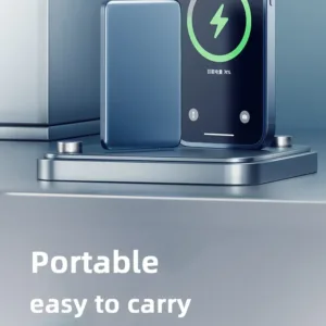 Magnetic 10000mAh Wireless Power Bank – PD20W Slim Metal MagSafe Portable Battery